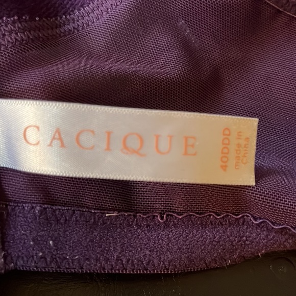 Cacique purple bra 40DDD - Picture 3 of 3